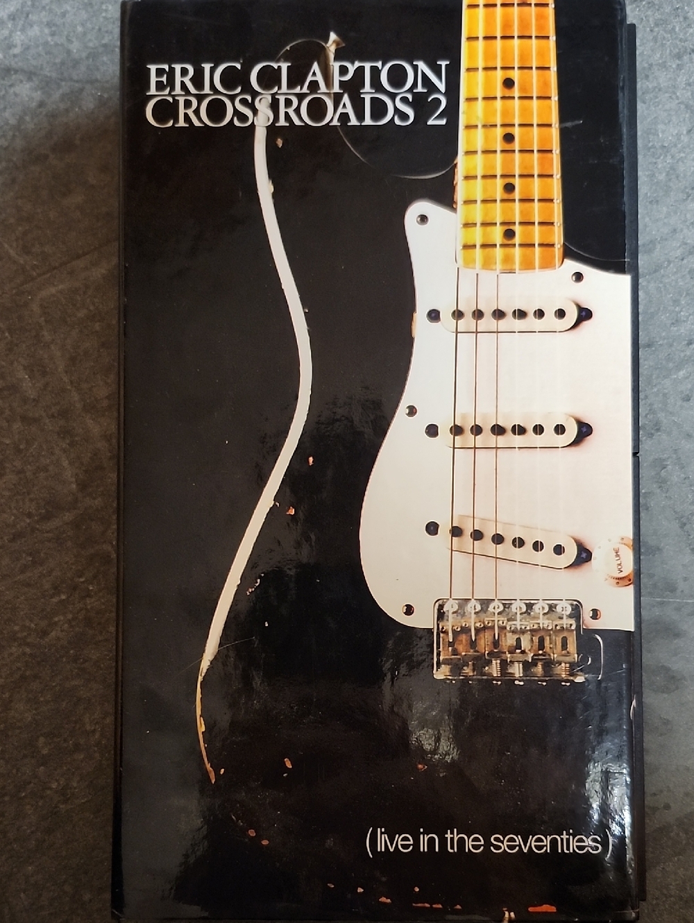Eric Clapton Crossroads 2 VHS — Black & White Guitar Cover
